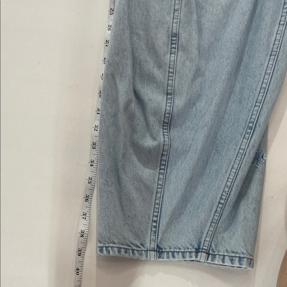Tibi Light Blue Flare & Wide Leg Jeans - Picture 8 of 13